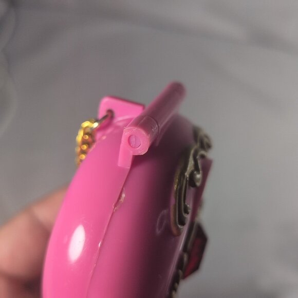 Polly Pocket Jeweled Palace 1992 Chest & Figure Blue Bird Toys Pink Red Compact - Picture 12 of 15